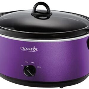 Crockpot SCV700-KP Deisgn to Shine 7QT Slow Cooker, Purple