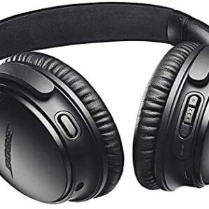 Bose QuietComfort 35 II Wireless Bluetooth Headphones, Noise-Cancelling, with Alexa voice control – Black