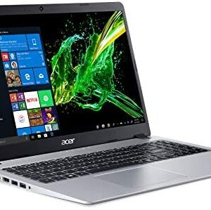 Acer Aspire 5 Slim Laptop, 15.6 inches Full HD IPS Display, AMD Ryzen 3 3200U, Vega 3 Graphics, 4GB DDR4, 128GB SSD, Backlit Keyboard, Windows 10 in S Mode, A515-43-R19L,Silver