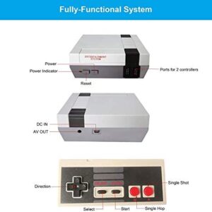Classic Mini Retro Game Console with Built-in 620 Games and 2 NES Classic Controllers, AV Output Video Games for Kids, Children Gift, Birthday Gift Happy Childhood Memories