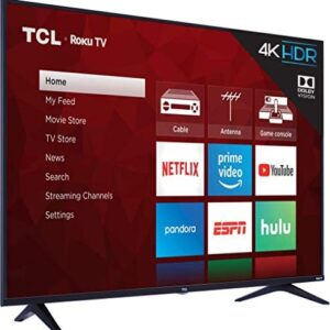TCL 65S517 65-Inch 4K Ultra HD Roku Smart LED TV (2018 Model)