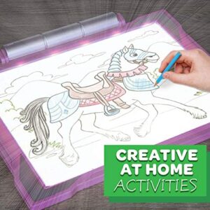 Crayola Light Up Tracing Pad Pink, AMZ Exclusive, At Home Kids Toys, Gift for Girls, Age 6, 7, 8, 9, 10