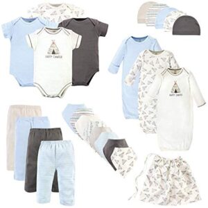 Touched by Nature Unisex Baby Layette Giftset Bundle with Laundry Bag