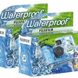 Fujifilm Disposable QuickSnap Waterproof Pool Underwater 35mm Camera, Pack of 2