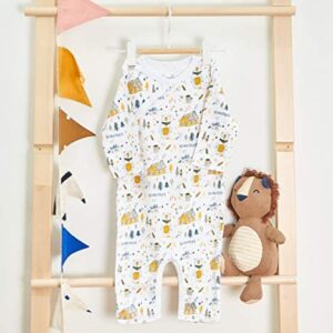 Rolly Pollies Baby Girl Boy Organic Cotton Romper Long Sleeve Onesie Jumpsuit Pijama Bodysuit