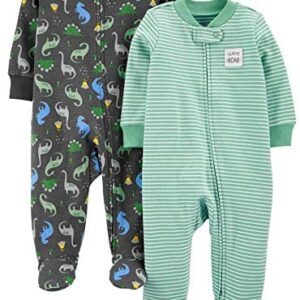 Simple Joys by Carter’s Baby Boys’ 2-Pack Cotton Footed Sleep and Play