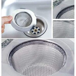 2 pcs Stainless Steel Kitchen Appliances Sewer Convenient Filter Barbed Wire