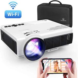 VANKYO Leisure 3W Mini Projector with Synchronize Smartphone Screen, Portable WiFi Projector Supports 1080P for iOS/Android Devices, Compatible with TV Stick, PS4, HDMI for Home & Outdoor