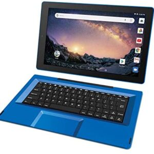 RCA Galileo 11.5 inches 32 GB Touchscreen Tablet Computer with Keyboard Case Quad-Core 1.3Ghz Processor 1GB Memory 32GB HDD Webcam WiFi Bluetooth Android 8.1 (11.5 inches, Blue) (Renewed)