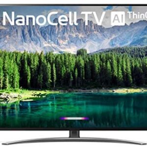 LG 55SM8600PUA Nano 8 Series 55″ 4K Ultra HD Smart LED NanoCell TV (2019), Black