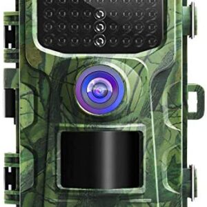 usogood Trail Camera 14MP 1080P No Glow Game Hunting Camera with Night Vision Motion Activated IP66 Waterproof 2.4″ LCD for Outdoor Wildlife, Garden, Animal Scouting and Home Security Surveillance