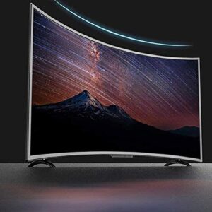 EBTOOLS 43inch HD Curved TV, 1920×1200 HD 3000R Curvature Smart TV Support Wired and Wireless Network Connection(US-Plug)