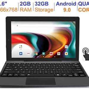 RCA 11 Delta Pro 11.6 Inch Quad-Core 2GB RAM 32GB Storage IPS 1366 x 768 Touchscreen WiFi Bluetooth with Detachable Keyboard Android 9.0 Tablet (11.6″, Charcoal)